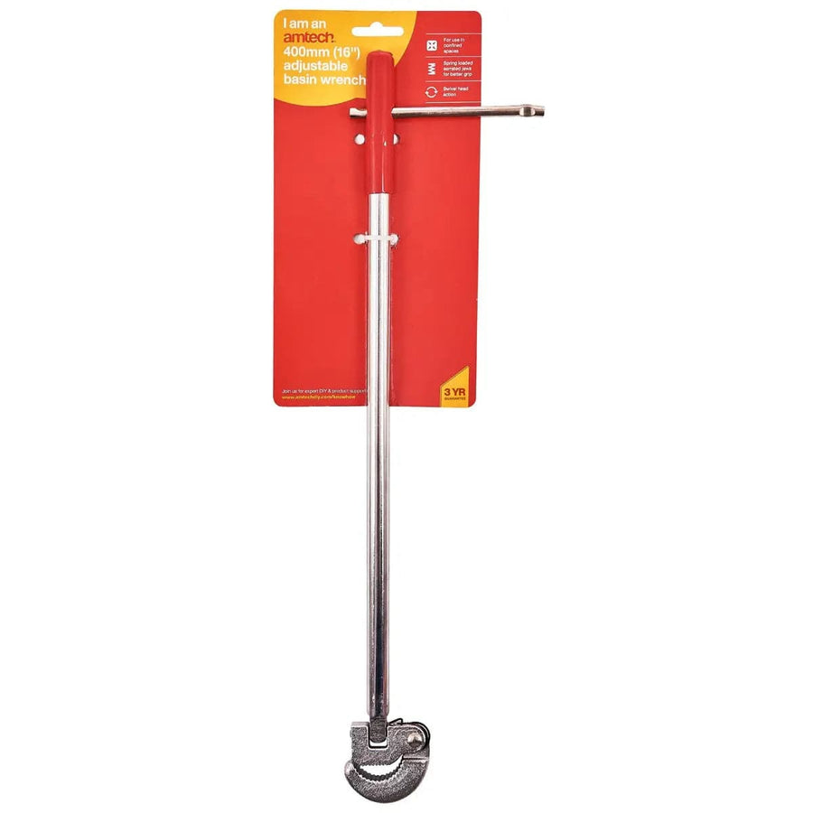 Clé à lavabo réglable AMTECH 16 pouces