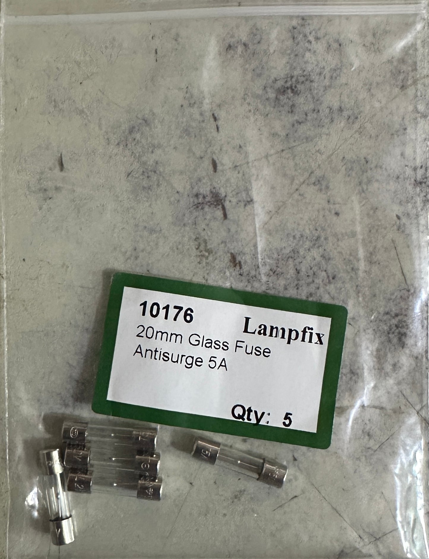 Fusible en verre 20 mm anti-surintensité 5 A