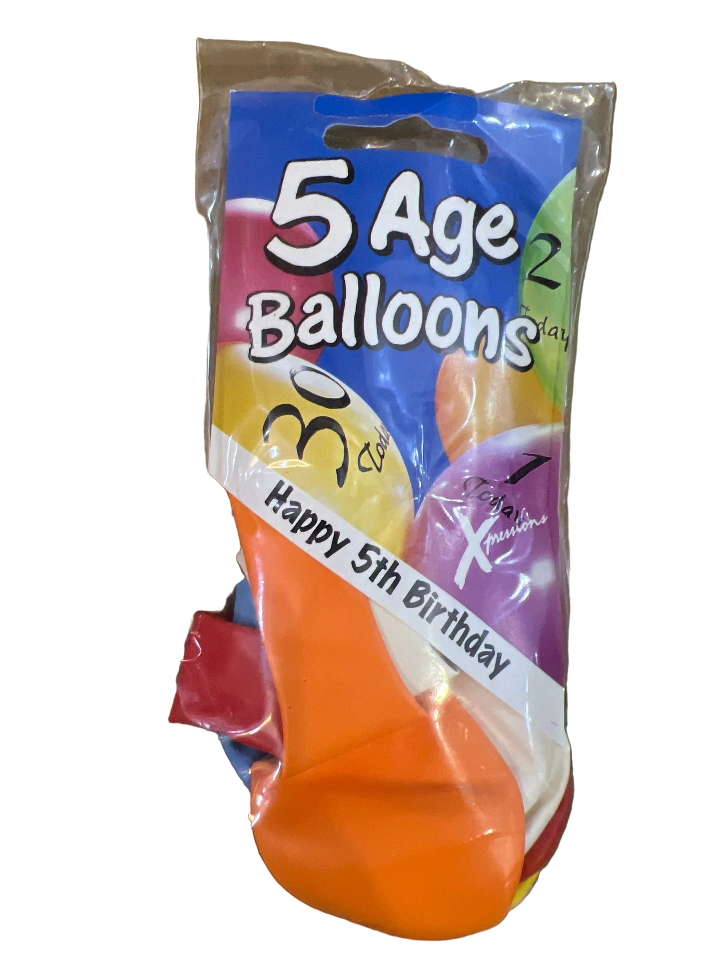 Ballon joyeux 5ème anniversaire