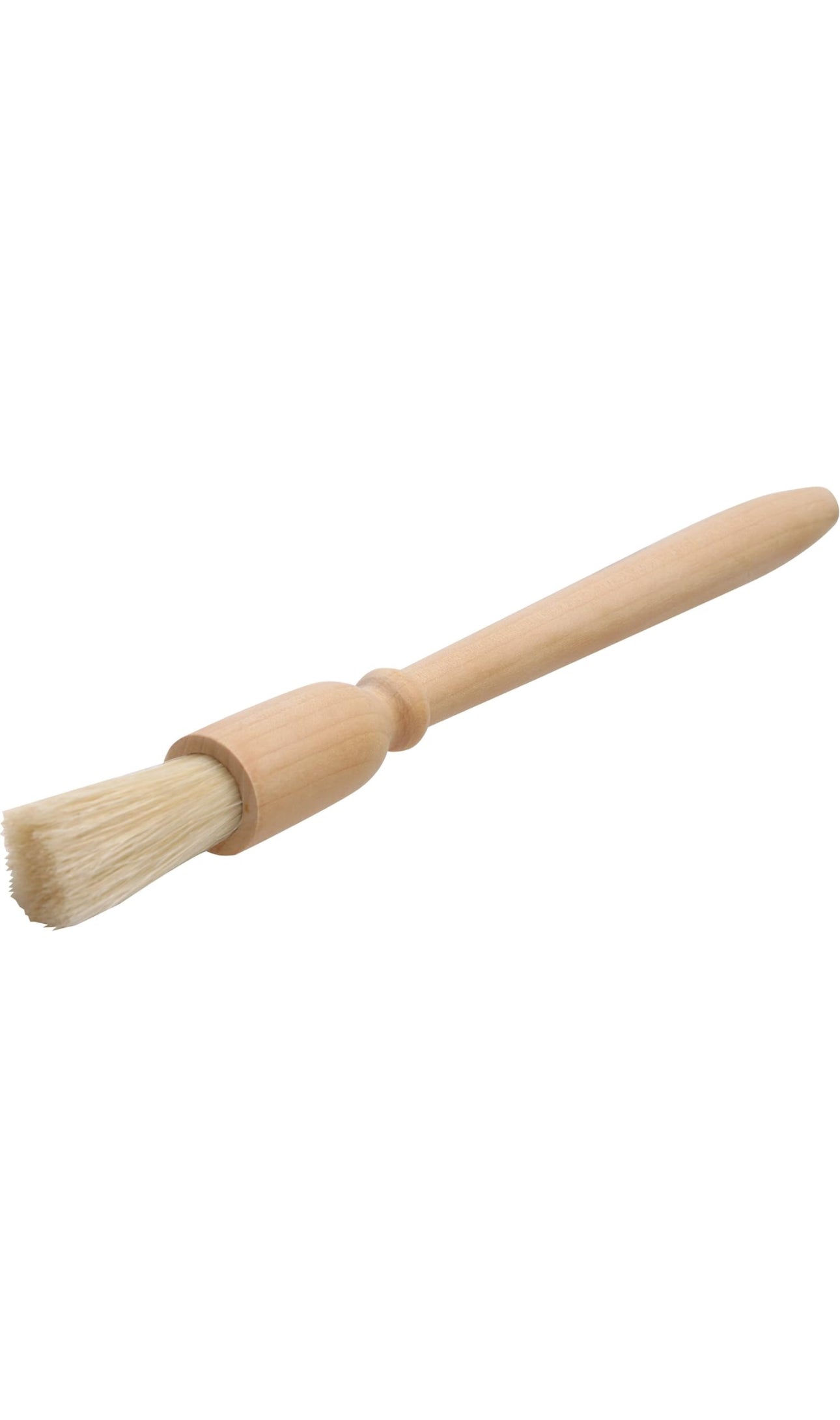 Pinceau à pâtisserie en bois STEELEX avec soies naturelles douces, 25 cm