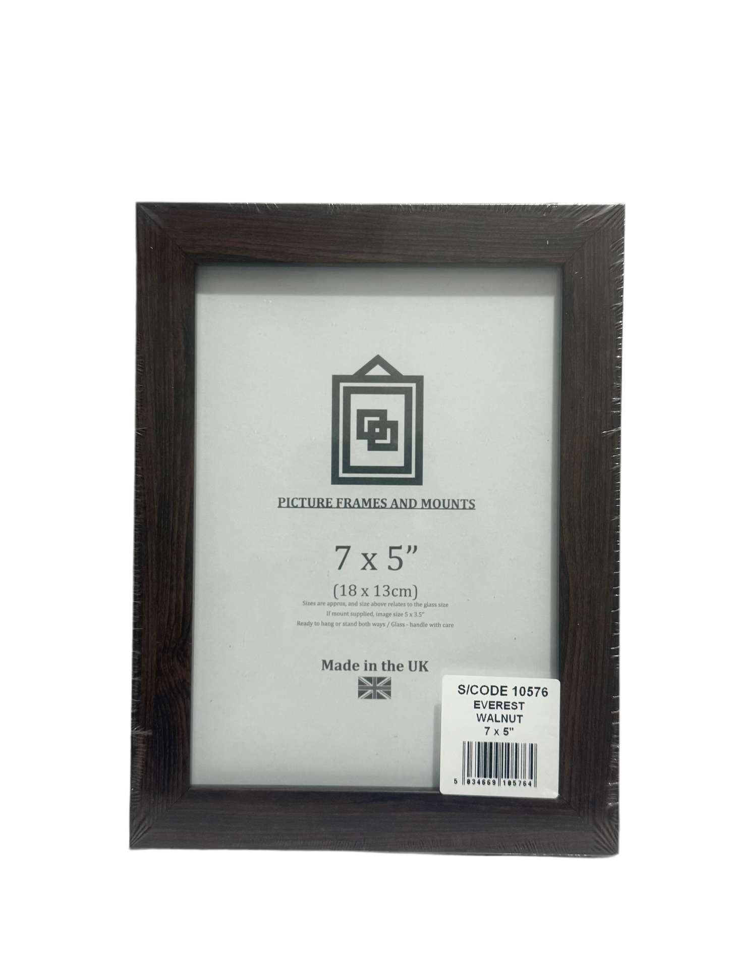 EVEREST WALNUT 7x5” (18x13cm) PICTURE FRMAE