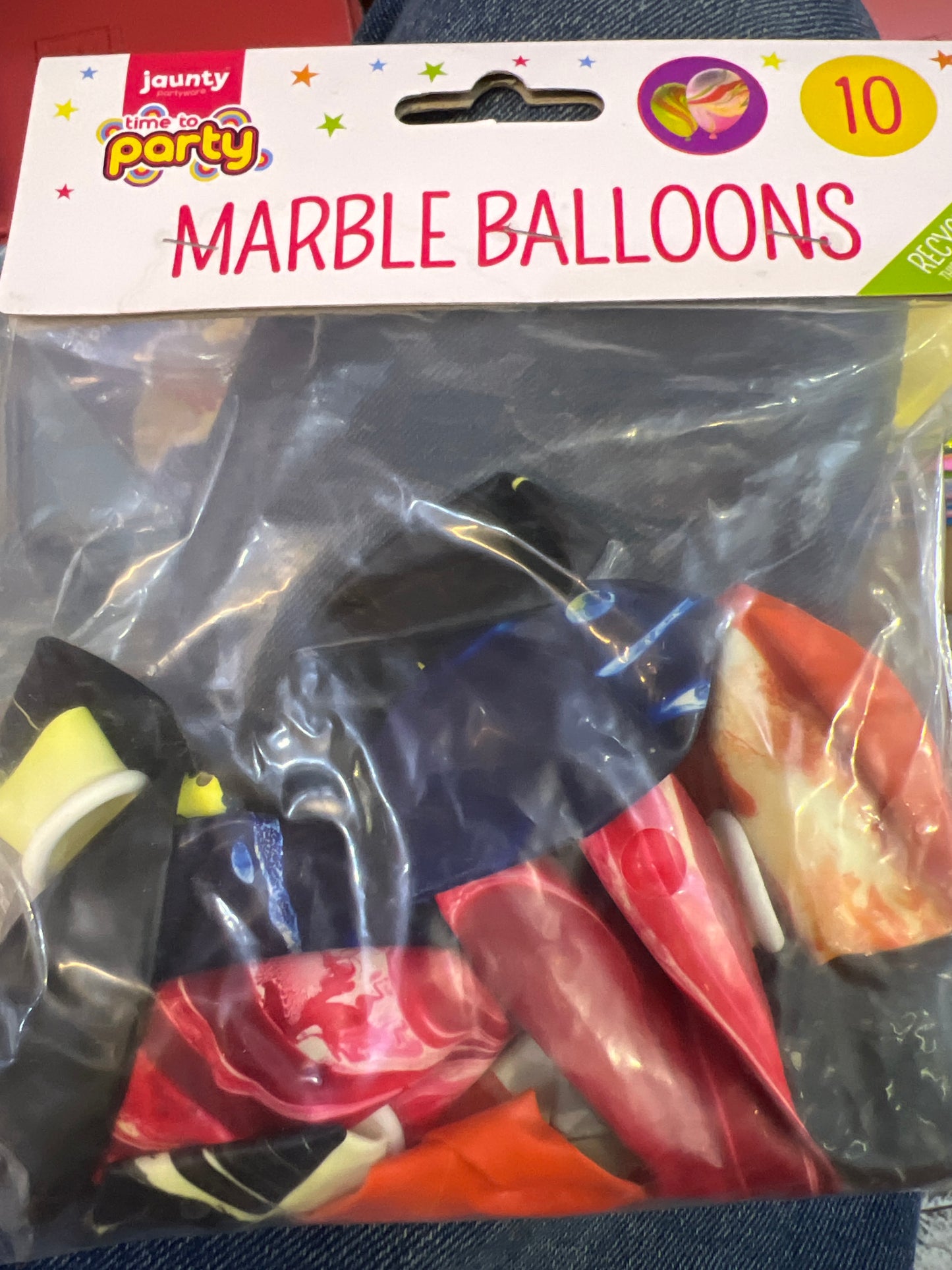 Ballons marbrés