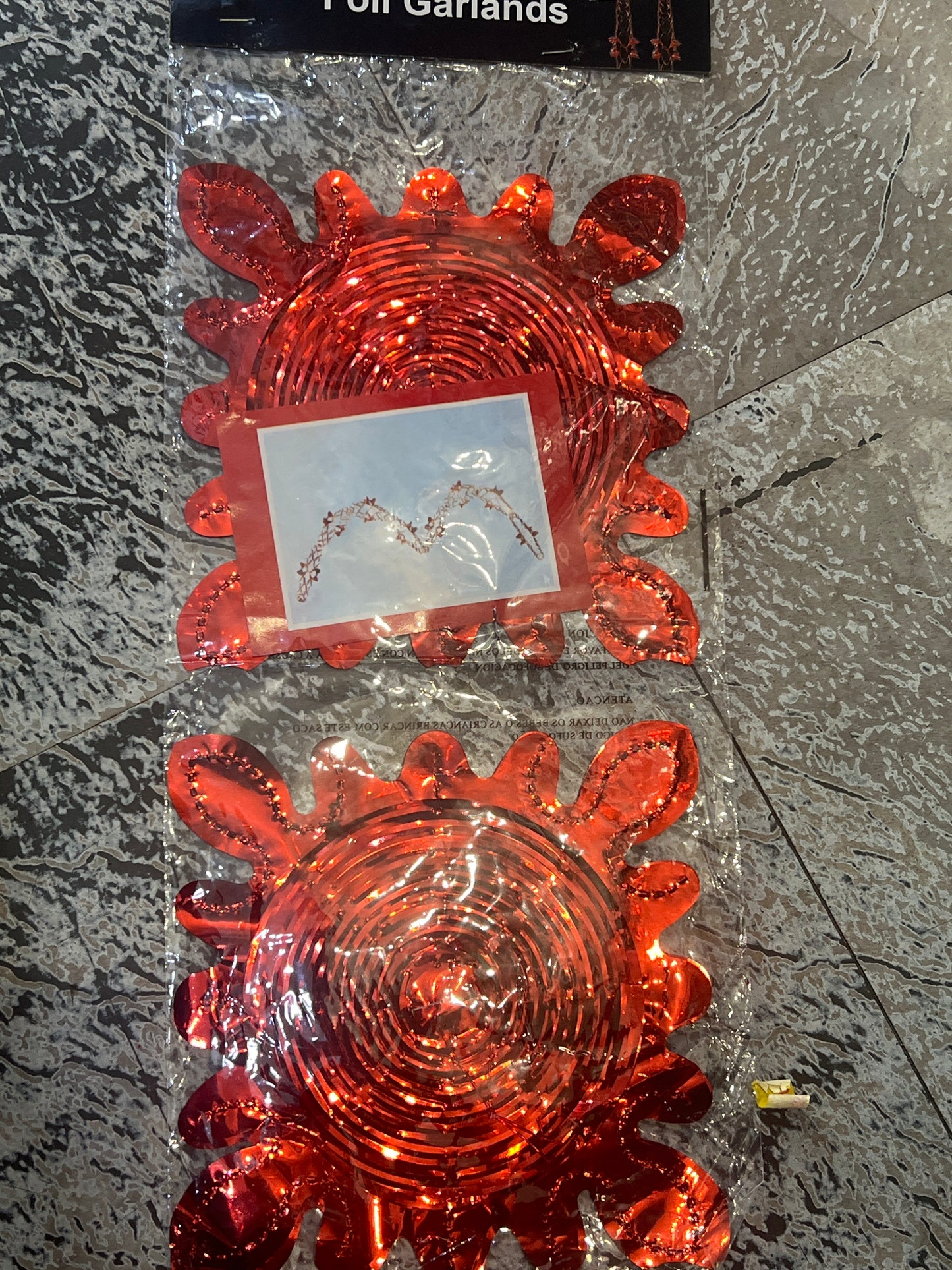 Foil garlands