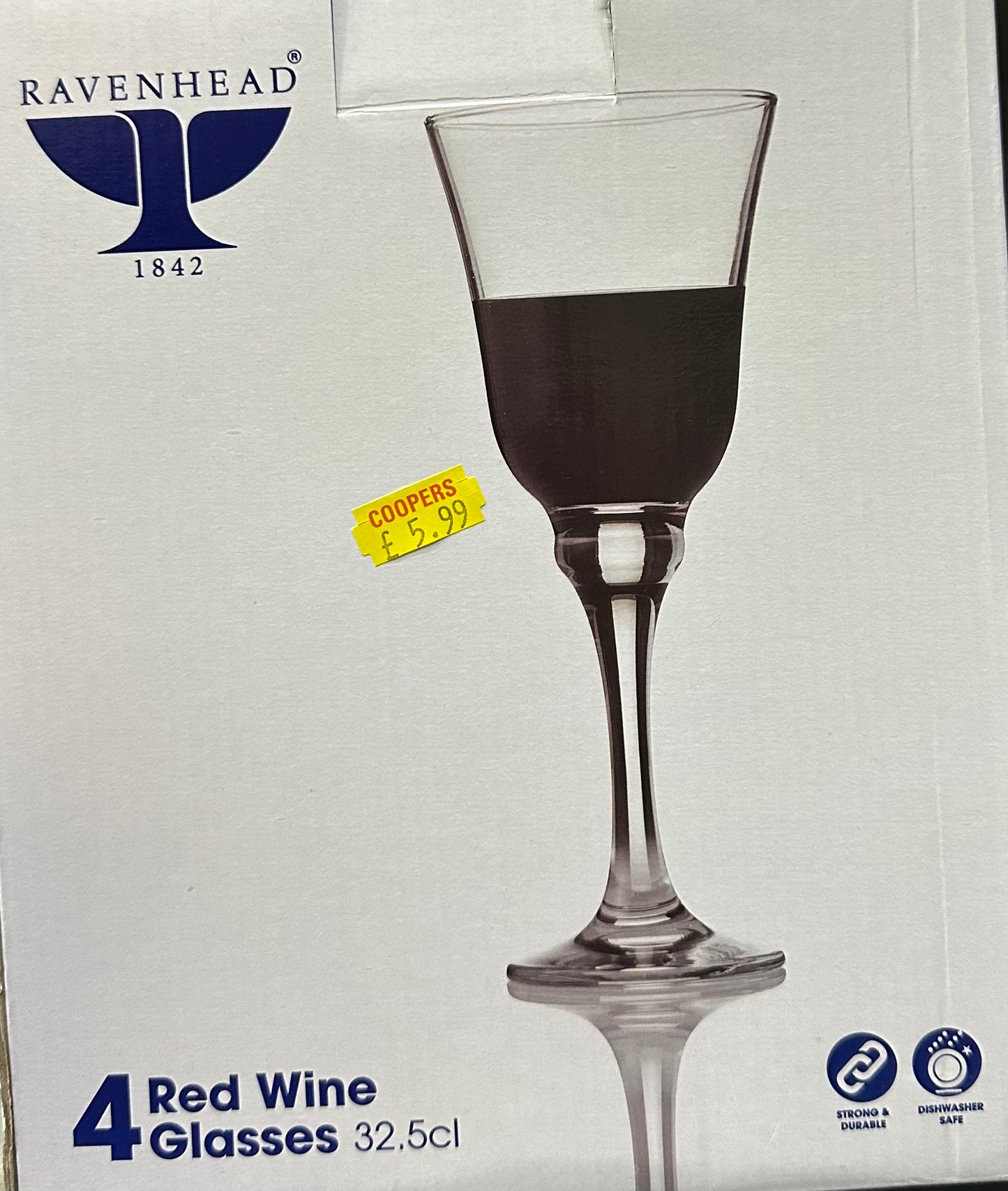 RED WINE GLASSES 4PK