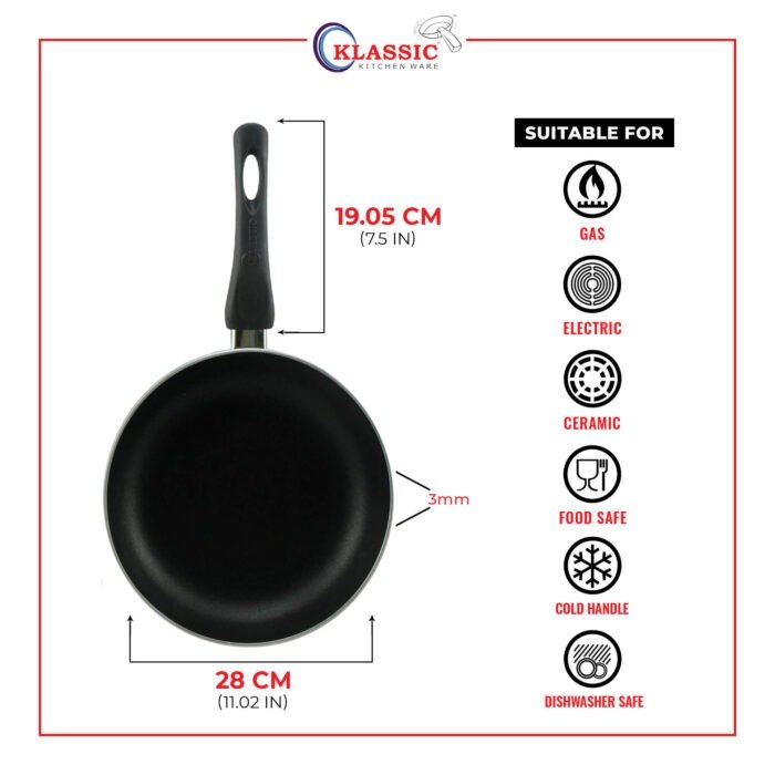 Poêle à frire ronde KLASSIC 28 cm antiadhésive