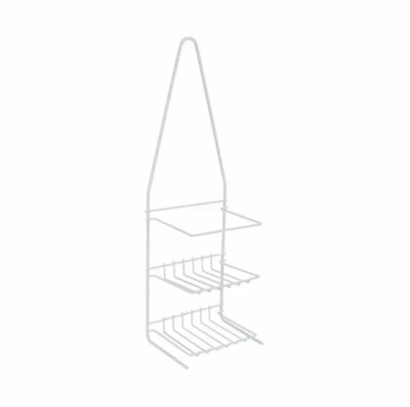 METALTEX BATHROOM SHOWER CADDY WHITE