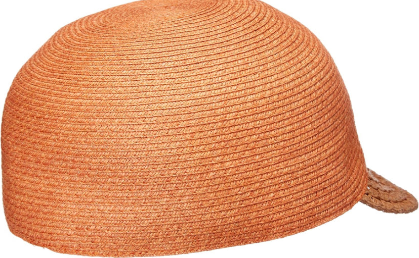 FOXBURY S/M & M/L LADIES STRAW BASEBALL CAP assorted colours