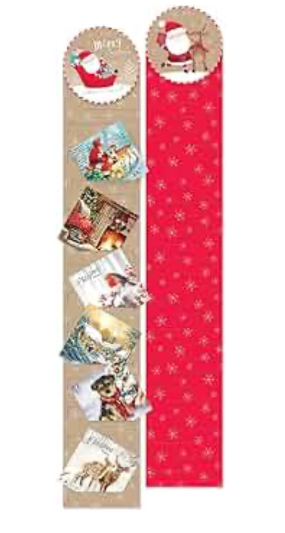 2 CHRISTMAS CARD HOLDERS