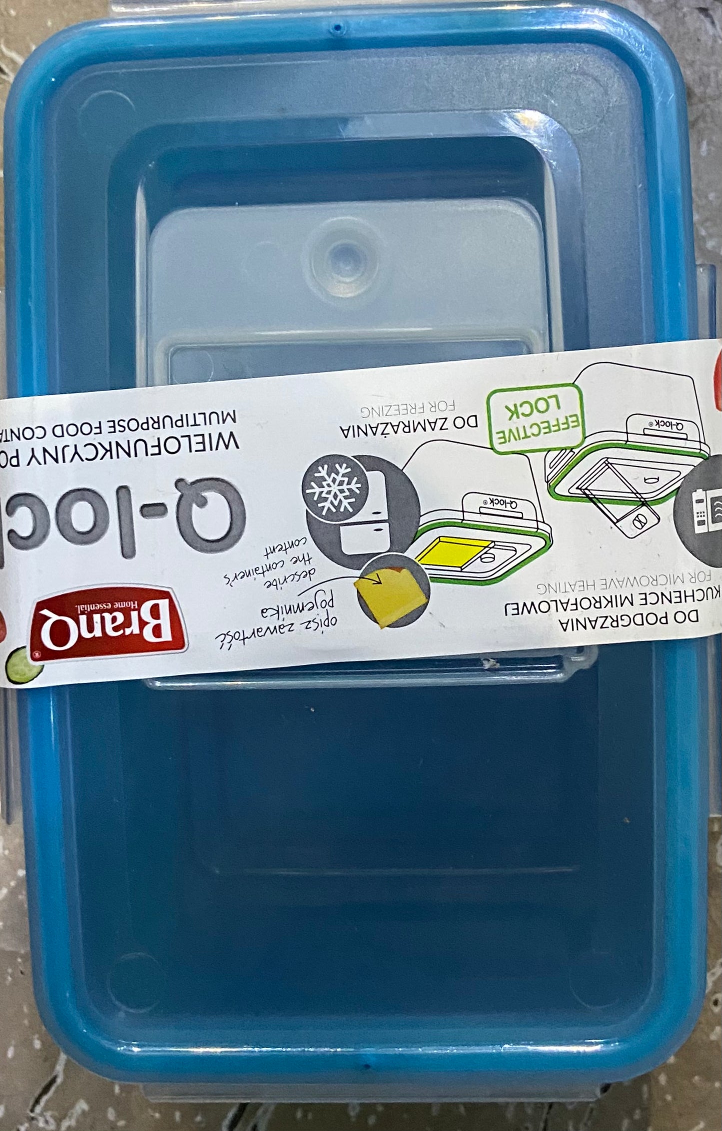 BRANQ RECTANGULAR Q LOCK FOOD BOX