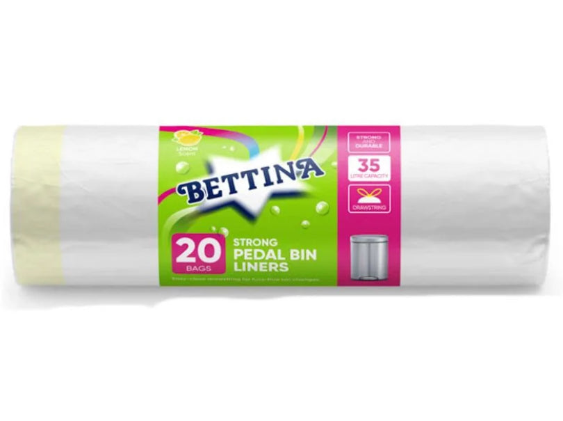 BETTINA 30bags STRONG PEDAL BIN LINERS