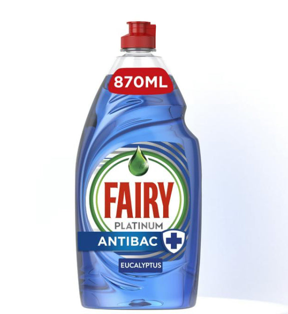 Fairy Antibacterial Eucalyptus Washing Up Liquid 870ml
