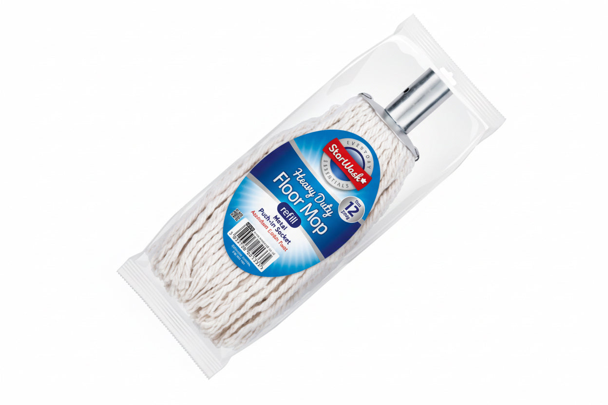 HEAVY DUTY FLOOR MOP WITH WOODEN HANDLE 220