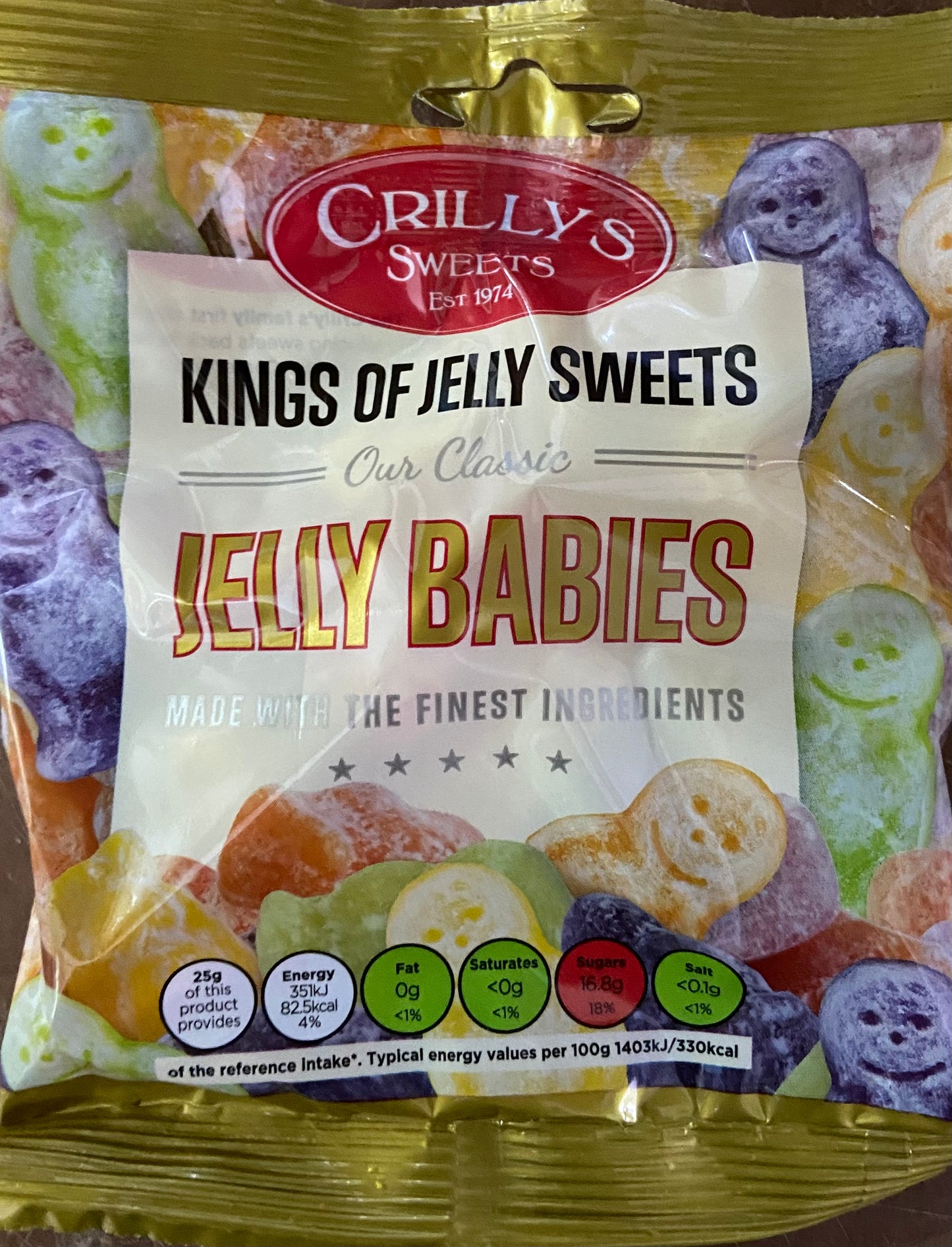 CRILLYS 100G JELLY BABIES