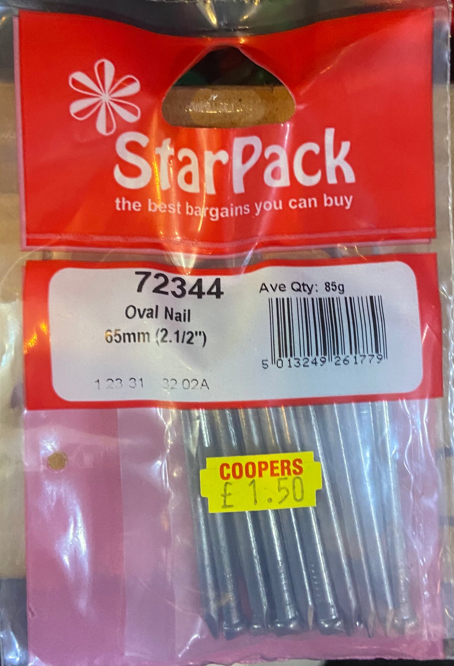STARPACK OVAL NAIL 65MM