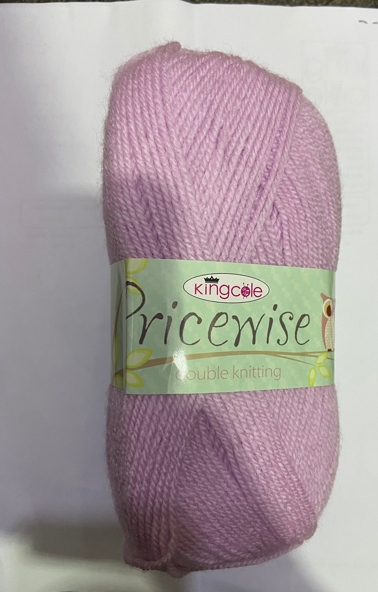 PRICEWISE DOUBLE KNITTING BABY LILAC