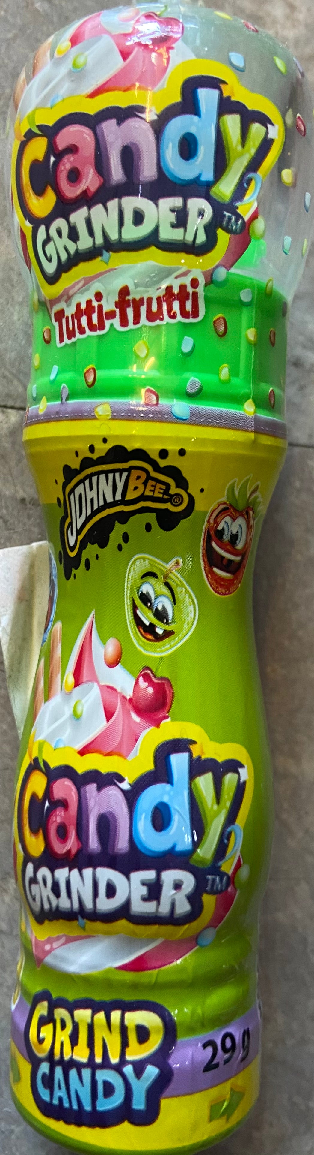 Broyeur à bonbons tutti-frutti