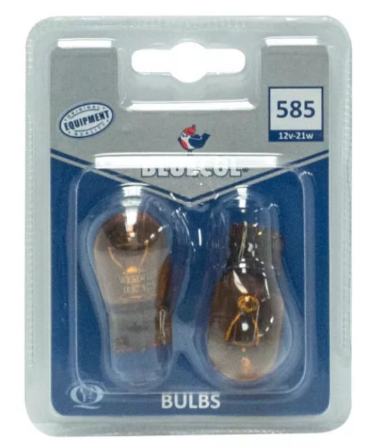 AMPOULE CLIGNOTANTE ORANGE BLUECOL 585 12V-21W