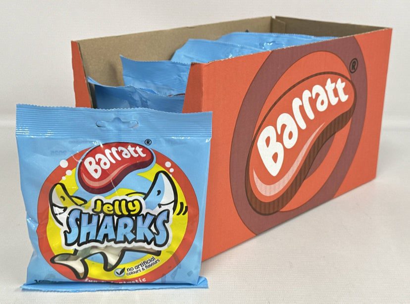 BARRATT JELLY SHARKS 100g
