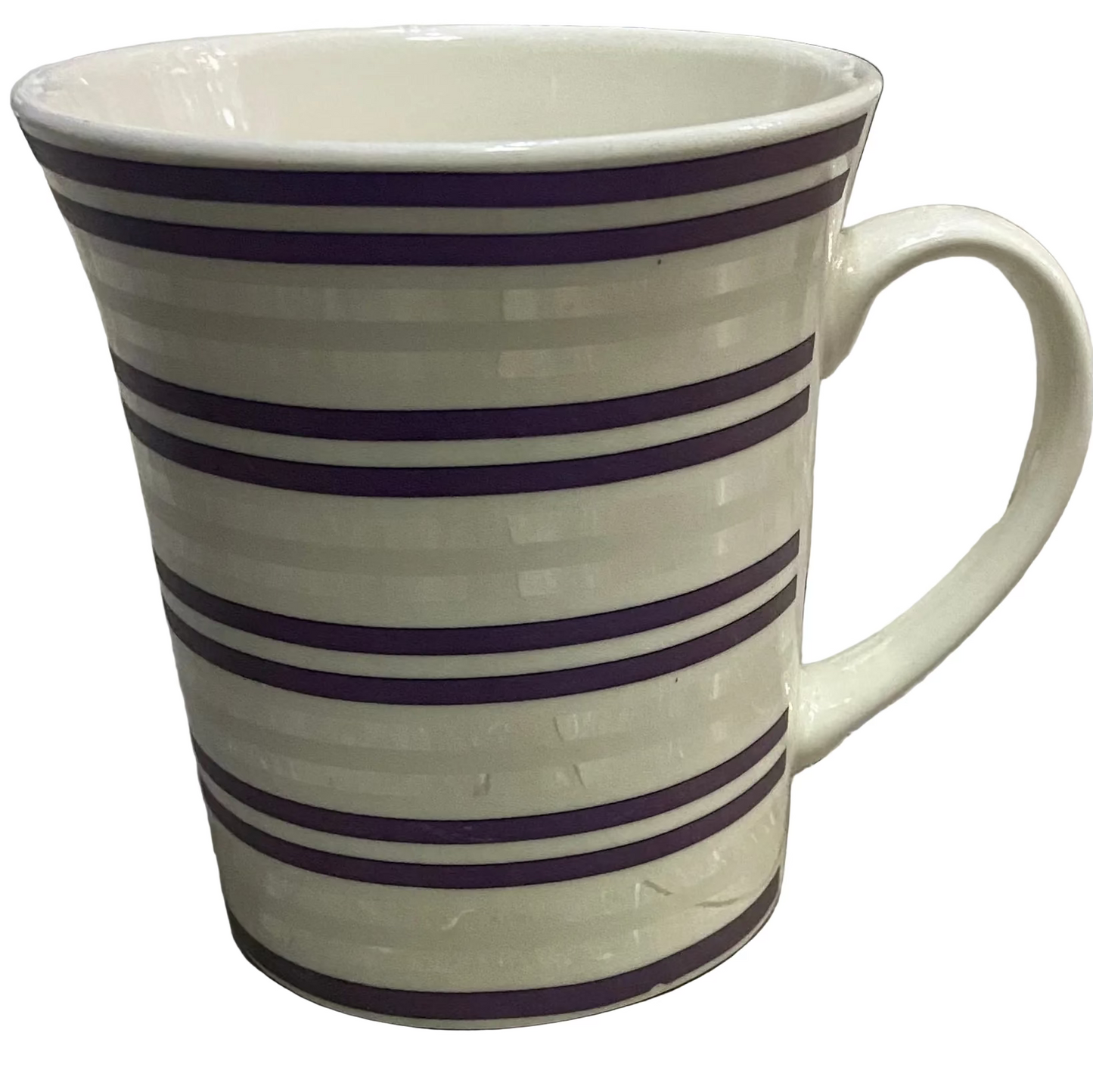 STRIPE BLUE CERAMIC MUG ASST DESIGN