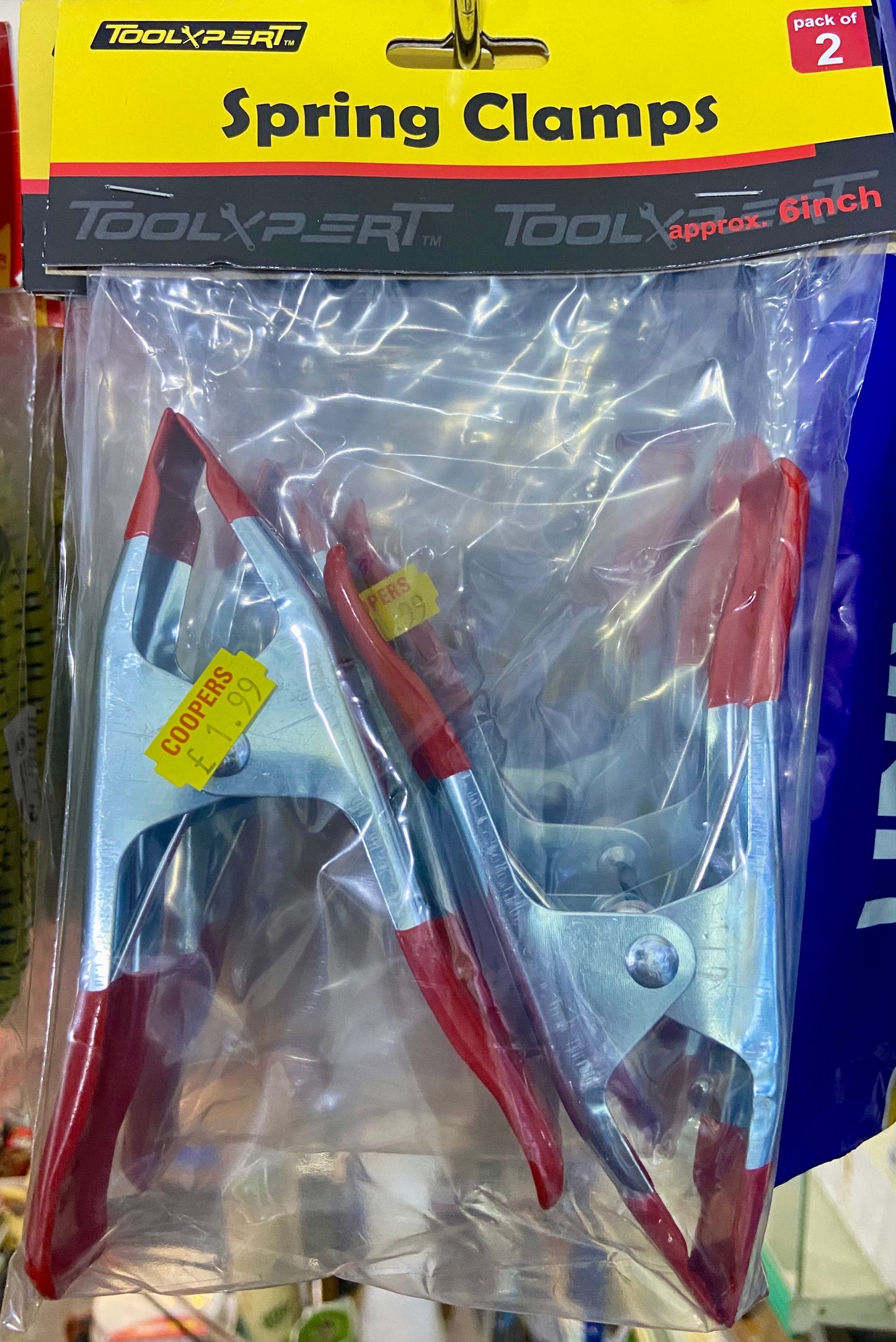 TOOL XPERT SPRING CLAMPS 6inch
