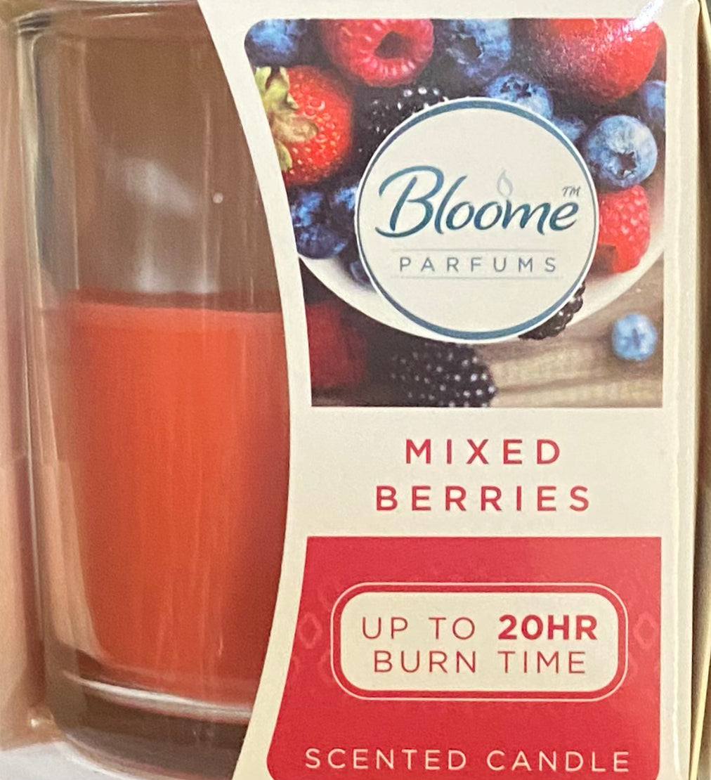 MIXED BERRIES SCENTED CANDLE