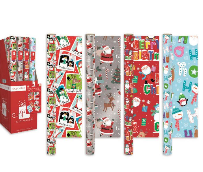 PAPIER CADEAU NOËL NOUVEAUTÉ MIGNON 4M