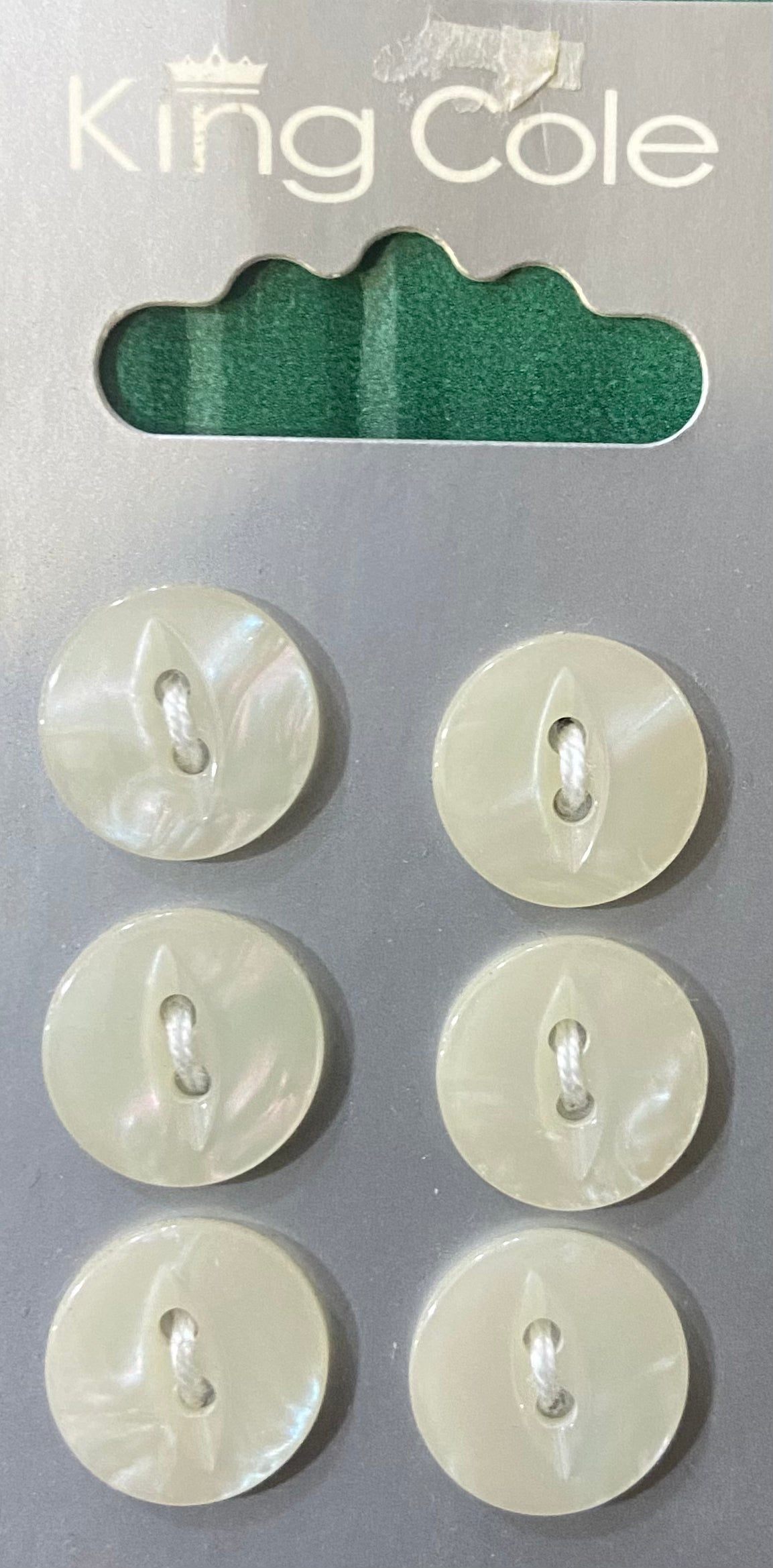KING COLE BUTTON x6