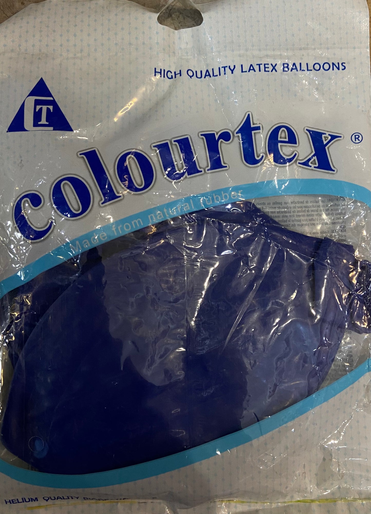 COLOURTEX HIGH QUALITY LATEX BALLOONS DARK BLUE