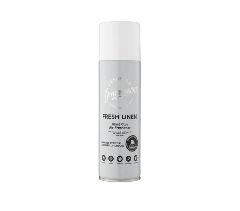 DESIGNER FRESH LINEN CAN AIR FRESHENER 300ml