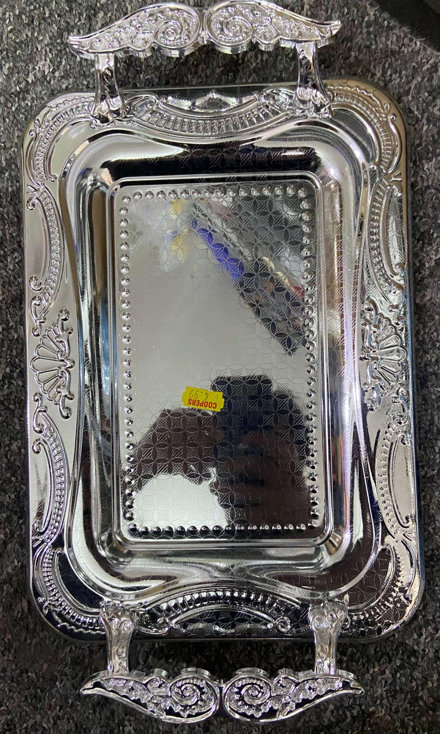 METAL SERVICE TRAY