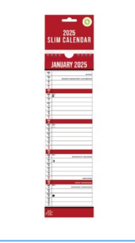 CALENDRIER SLIM 2025