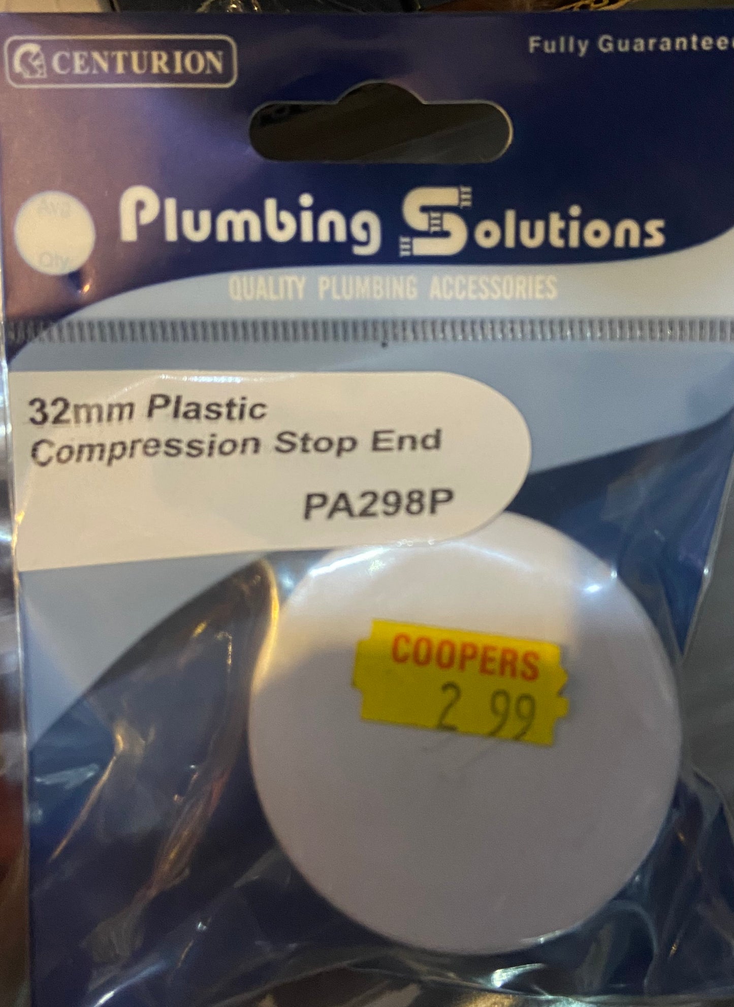 CENTURION 32mm PLASTIC COMPRESSION STOP END