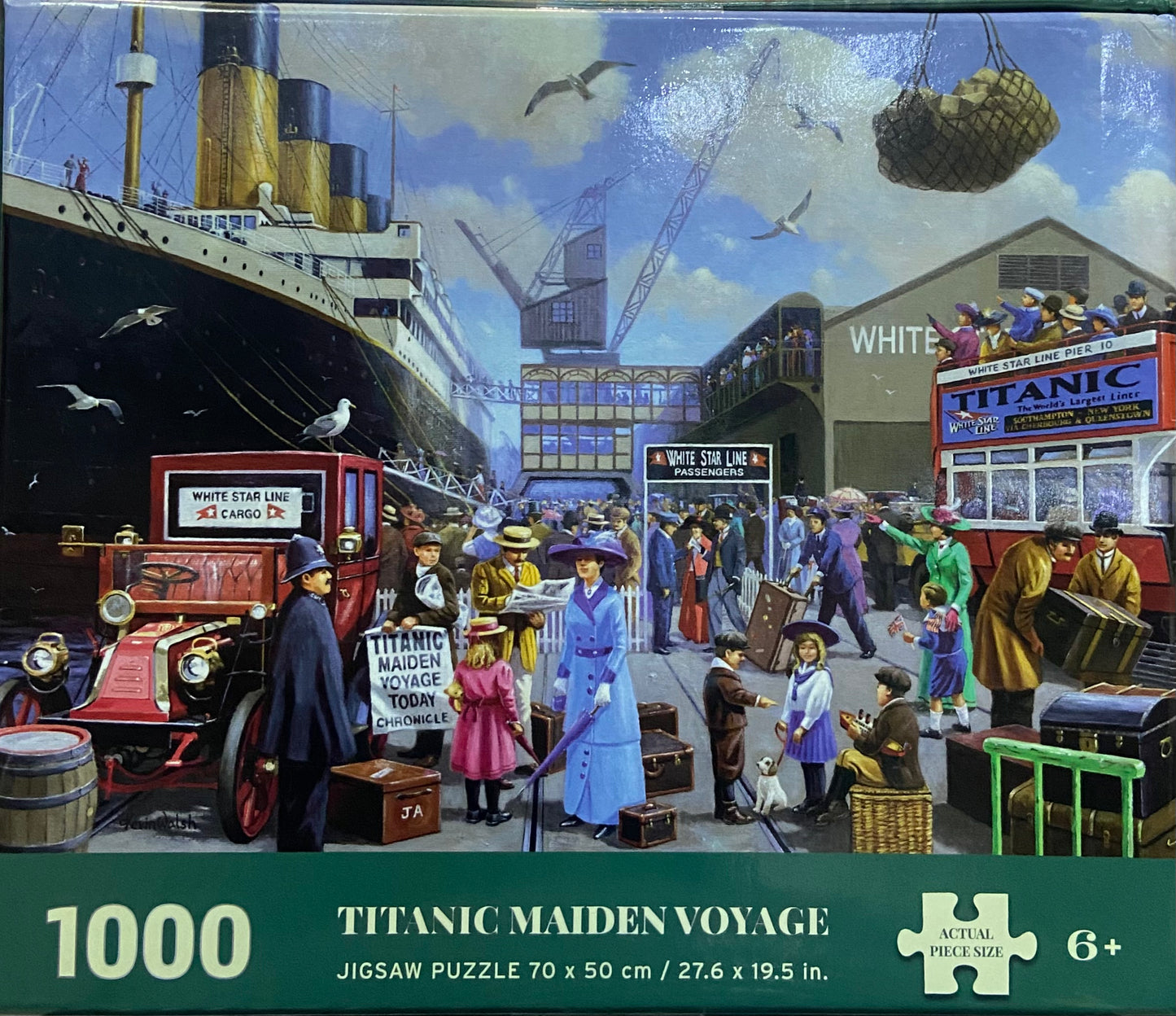 NOSTALGIA TITANIC MAIDEN VOYAGE JIGSAW PUZZLE 70x50cm