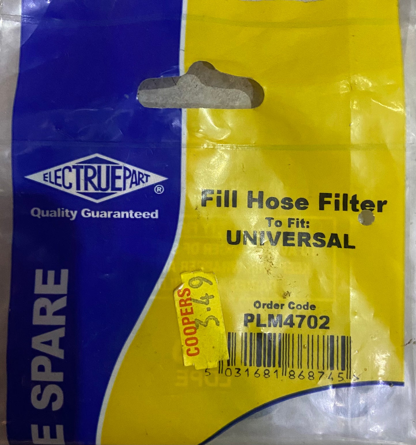 FILL HOSE FILTER UNIVERSAL