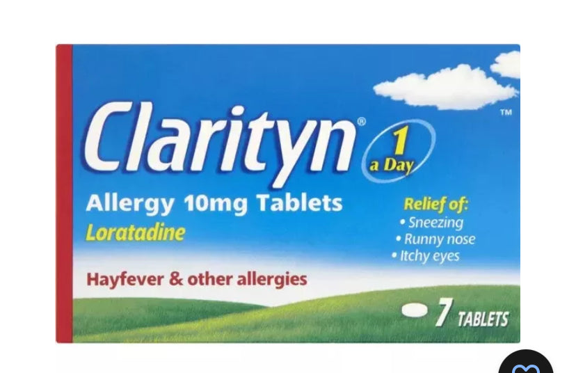 Clarityn Allergy Tablets 10mg - 7 Tablets
