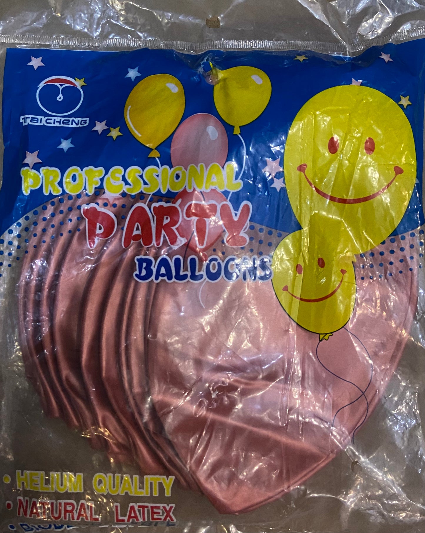 PROFESSIONAL PARTY BALLOONS ROSE GOLD