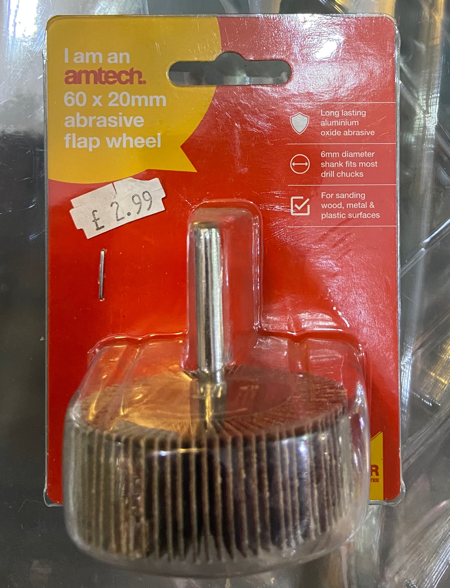 ROUE À LAMELLES ABRASIVES AMTECH 60x20mm