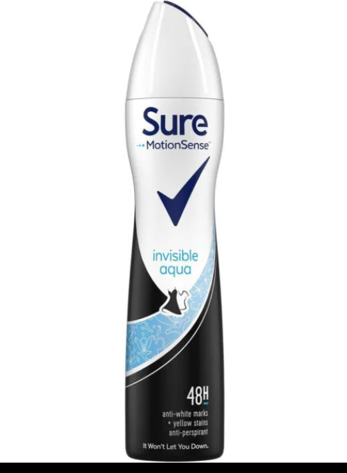 DÉODORANT ANTI-TRANSPIRANT INVISIBLE AQUA FEMME 250ML
