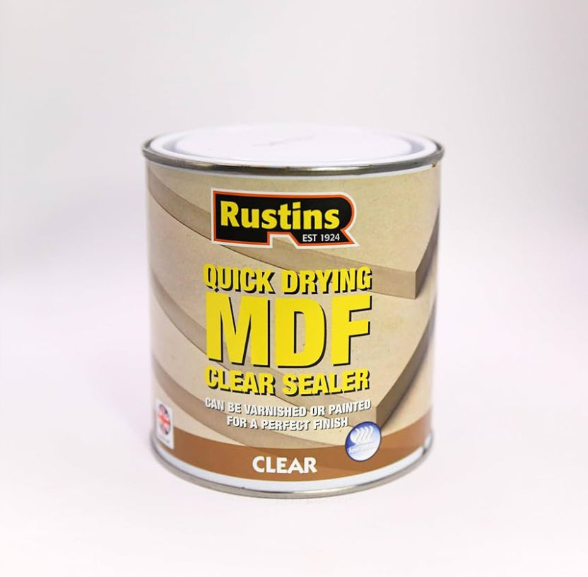 RUSTINS QUICK DRYING MDF CLEAR SEALER 500ml