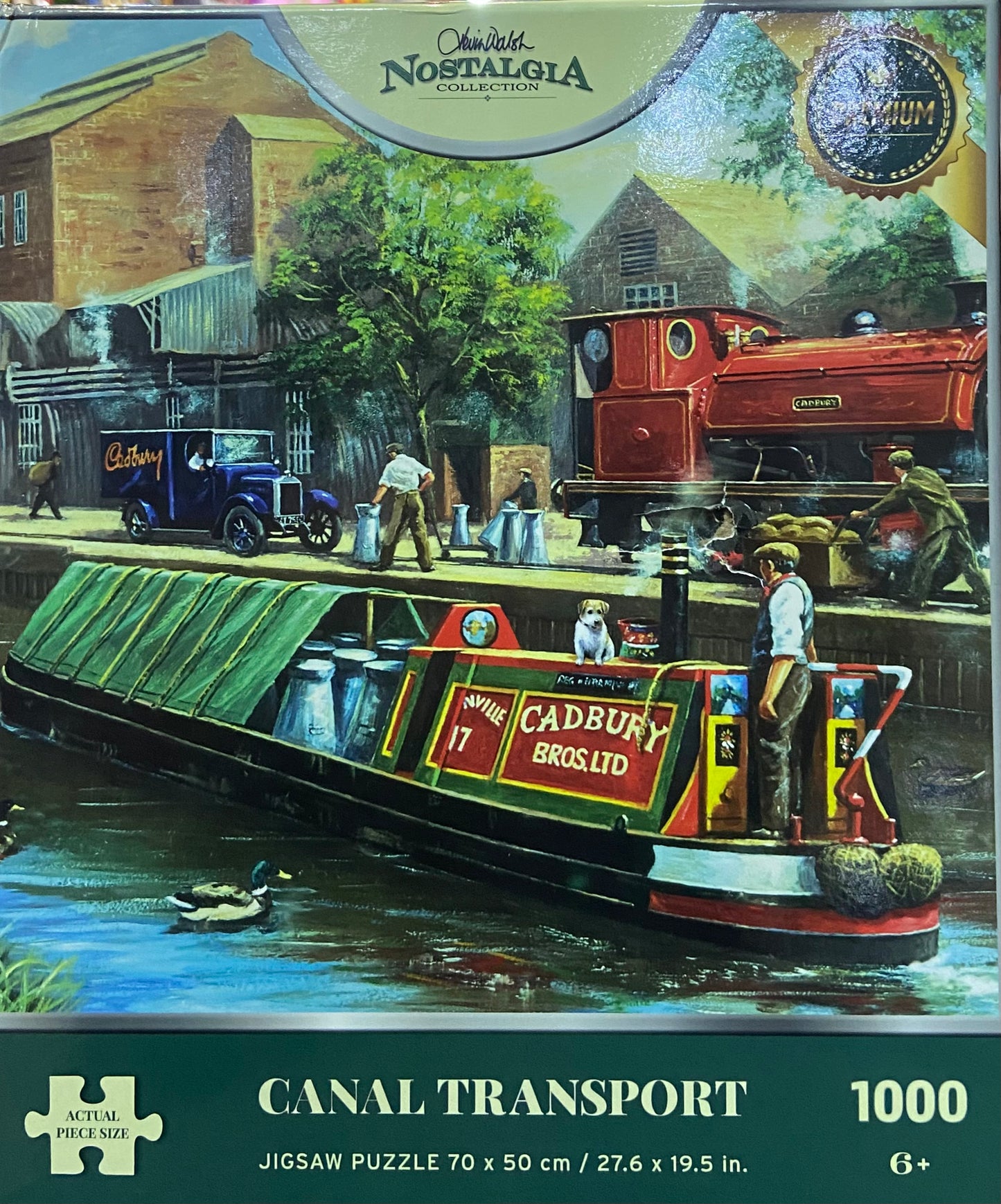 CASSE-TÊTE NOSTALGIA CANAL TRANSPORT 70x50cm