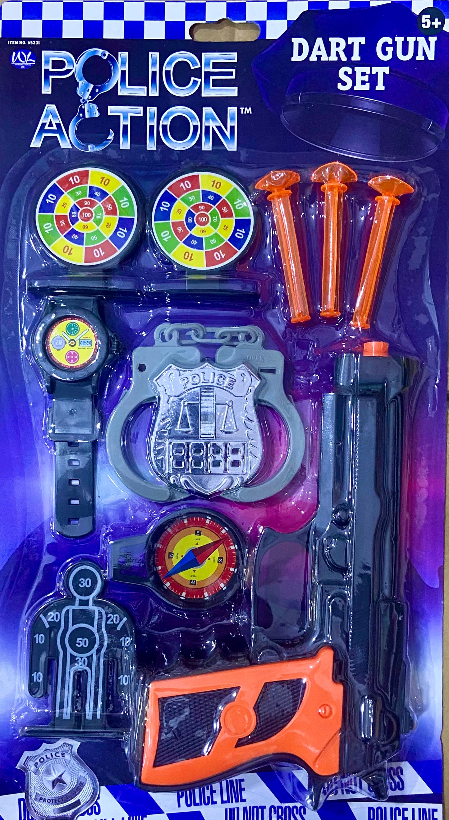 ENSEMBLE PISTOLET NERF POLICE ACTION