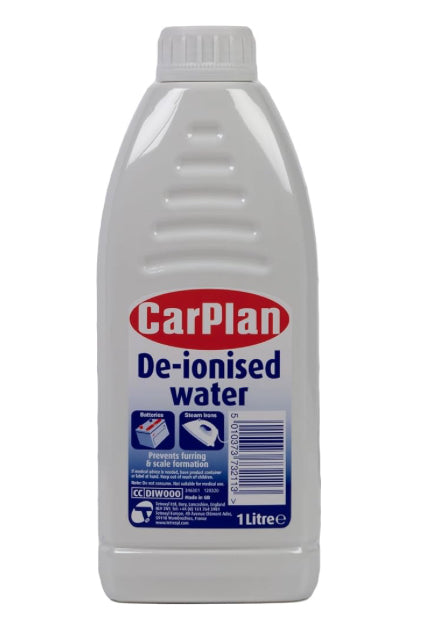 CAR PLAN DE-IONISED WATER 1L BATTERIES AND STEAM IRONS
