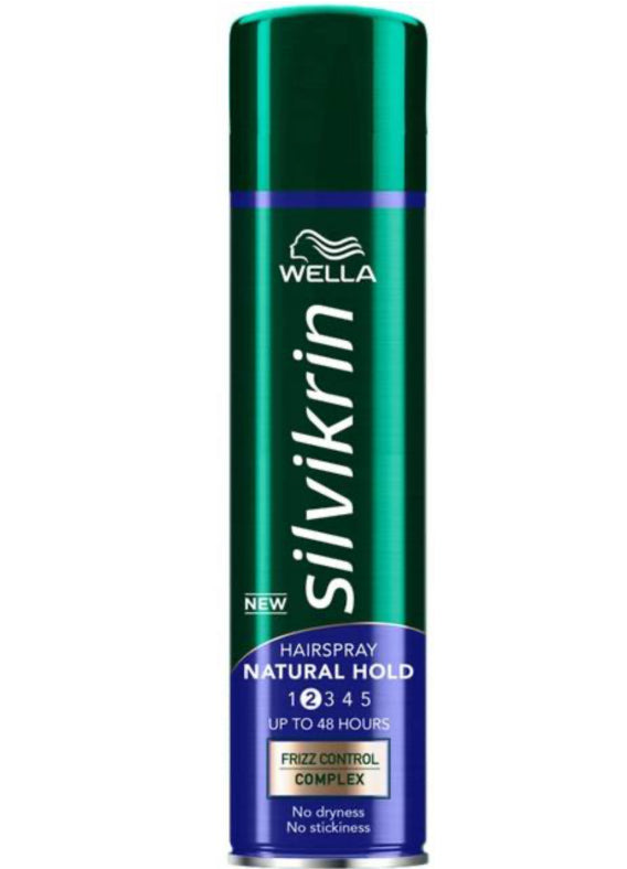 WELLA SILVIKRIN 400ML LAQUE FIXATION NATURELLE