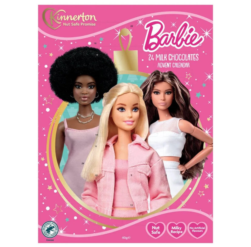 KINNERTON BARBIE 24 MILK CHOCOLATES ADVENT CALENDAR