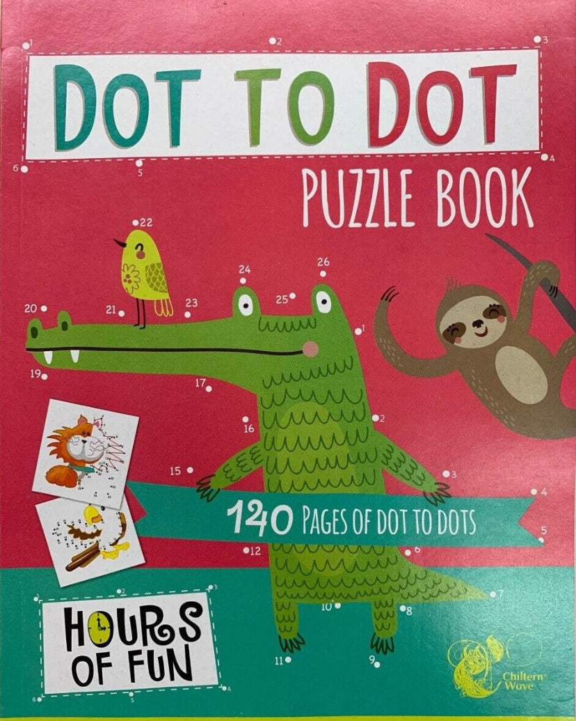 DOT TO DOT PUZZLE BOOK 140 PAGES