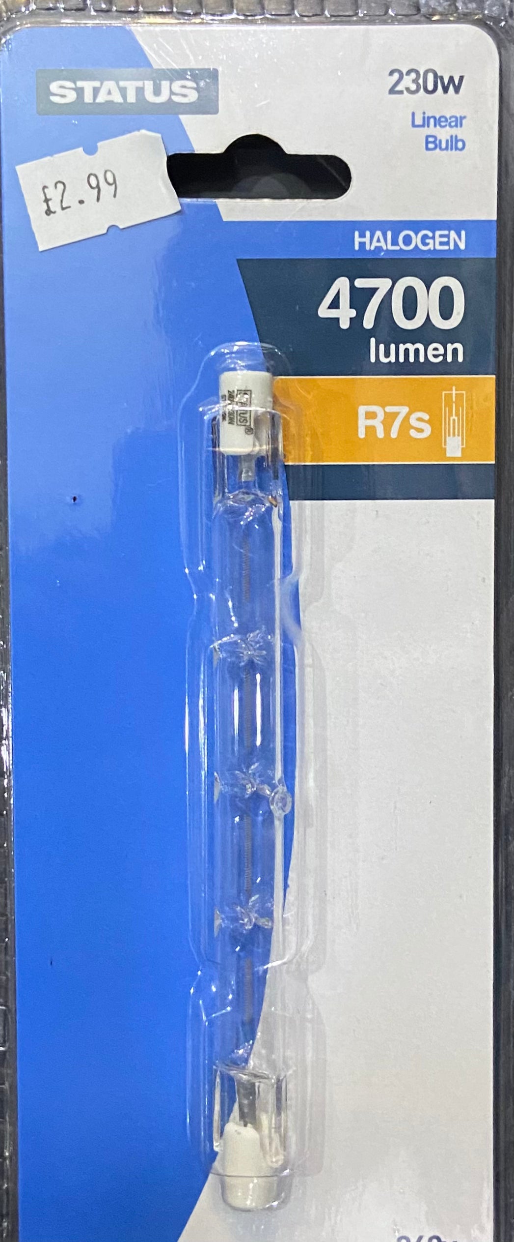 AMPOULE HALOGÈNE LINÉAIRE R7s 230W