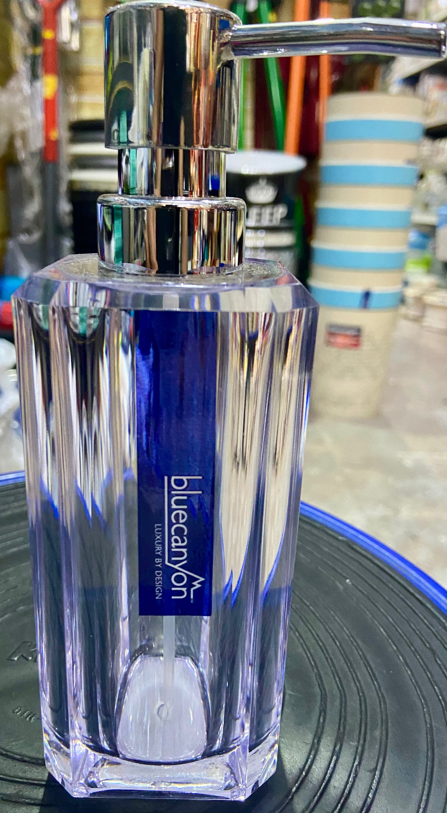 BLUECANYON ETON SOAP DISPENSER CLEAR