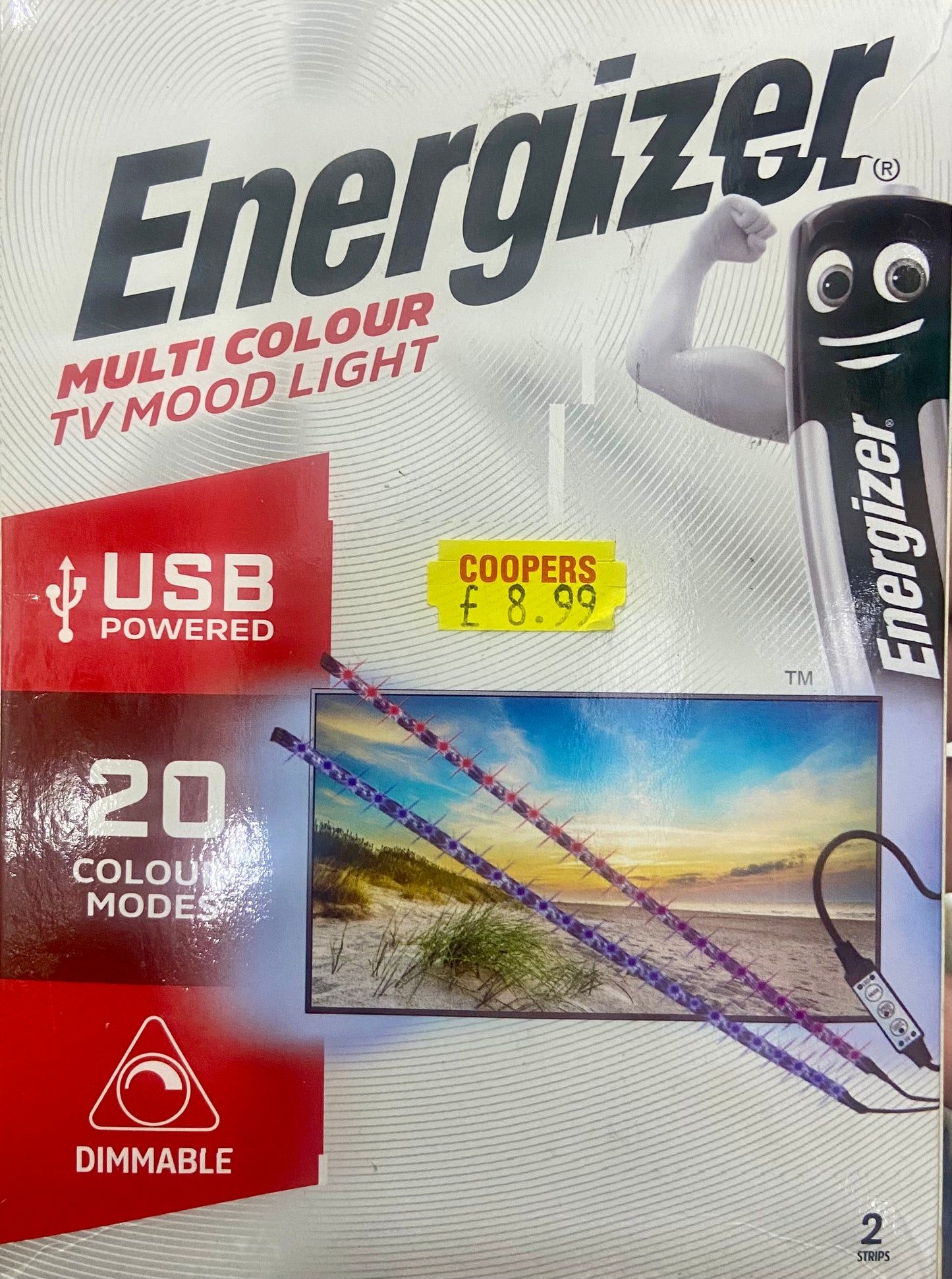 VEILLEUSE TV MULTICOLORE ENERGIZER