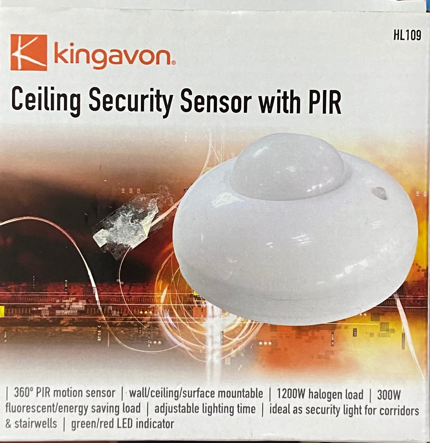 Capteur de sécurité au plafond doté de la technologie IRP
