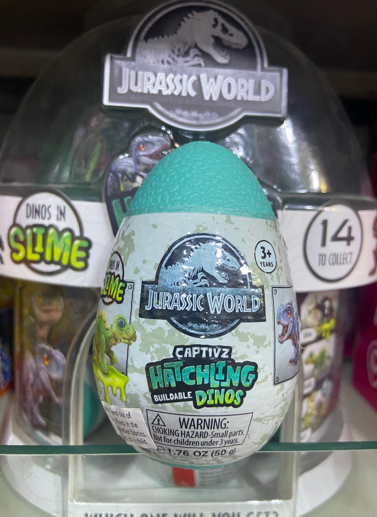 JURASSIC WORLD CAPTIVZ DINOSAURES CONSTRUCTIBLES À ÉCLORE